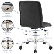 Load image into Gallery viewer, Prim Armless Mid Back Office Chair by Modway
