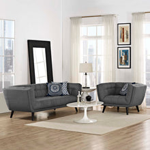 Load image into Gallery viewer, Bestow 2 Piece Upholstered Fabric Sofa and Armchair Set by Modway
