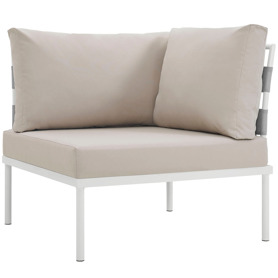Harmony Outdoor Patio Aluminum Corner Sofa by Modway