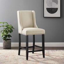 Load image into Gallery viewer, Baron Upholstered Fabric Counter Stool by Modway

