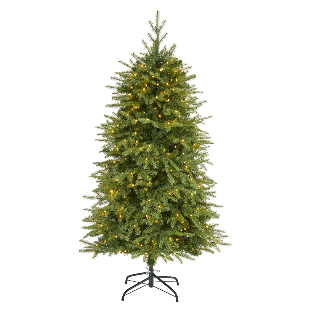 5' Vancouver Fir 'Natural Look' Artificial Christmas Tree w/ 350 Clear LED Light