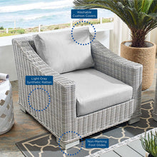 Load image into Gallery viewer, Conway Sunbrella¨ Outdoor Patio Wicker Rattan Armchair by Modway
