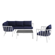 Load image into Gallery viewer, Riverside 6 Piece Outdoor Patio Aluminum Set by Modway
