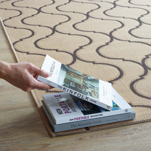 Load image into Gallery viewer, Linza Wave Abstract Trellis Indoor and Outdoor 5x8 Area Rug by Modway
