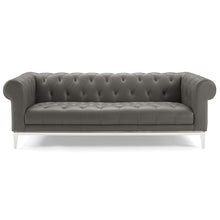 Load image into Gallery viewer, Idyll Tufted Button Upholstered Leather Chesterfield Sofa by Modway
