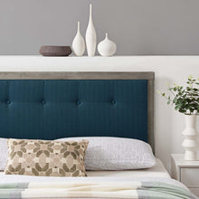 Load image into Gallery viewer, Draper Tufted Fabric and Wood Queen Headboard by Modway
