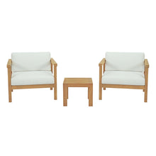 Load image into Gallery viewer, Bayport 3 Piece Outdoor Patio Teak Set by Modway
