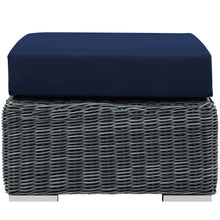 Load image into Gallery viewer, Summon Outdoor Patio Sunbrella¨ Ottoman by Modway
