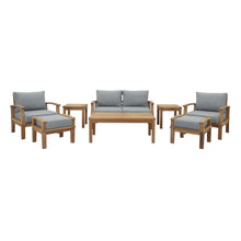 Load image into Gallery viewer, Marina 8 Piece Outdoor Patio Teak Set by Modway
