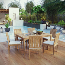 Load image into Gallery viewer, Marina 7 Piece Outdoor Patio Teak Dining Set by Modway
