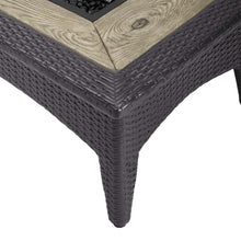 Load image into Gallery viewer, Splendor 43.5&quot; Rectangle Outdoor Patio Fire Pit Table by Modway
