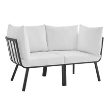 Load image into Gallery viewer, Riverside 2 Piece Outdoor Patio Aluminum Sectional Sofa Set by Modway
