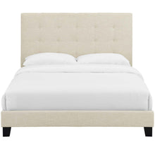 Load image into Gallery viewer, Melanie Tufted Button Upholstered Fabric Queen Platform Bed by Modway
