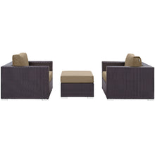 Load image into Gallery viewer, Convene 3 Piece Outdoor Patio Sofa Set by Modway
