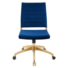 Load image into Gallery viewer, Jive Armless Mid Back Performance Velvet Office Chair
