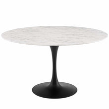 Load image into Gallery viewer, Lippa 54&quot; Round Faux Marble Dining Table by Modway
