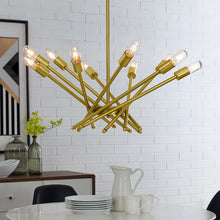 Load image into Gallery viewer, Cherish Brass Metal Pendant Light by Modway
