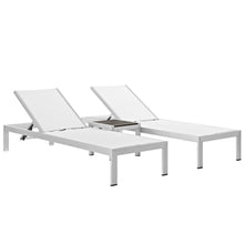 Load image into Gallery viewer, Shore 3 Piece Outdoor Patio Aluminum Set by Modway
