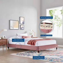 Load image into Gallery viewer, Harlow Performance Velvet Twin Platform Bed Frame by Modway

