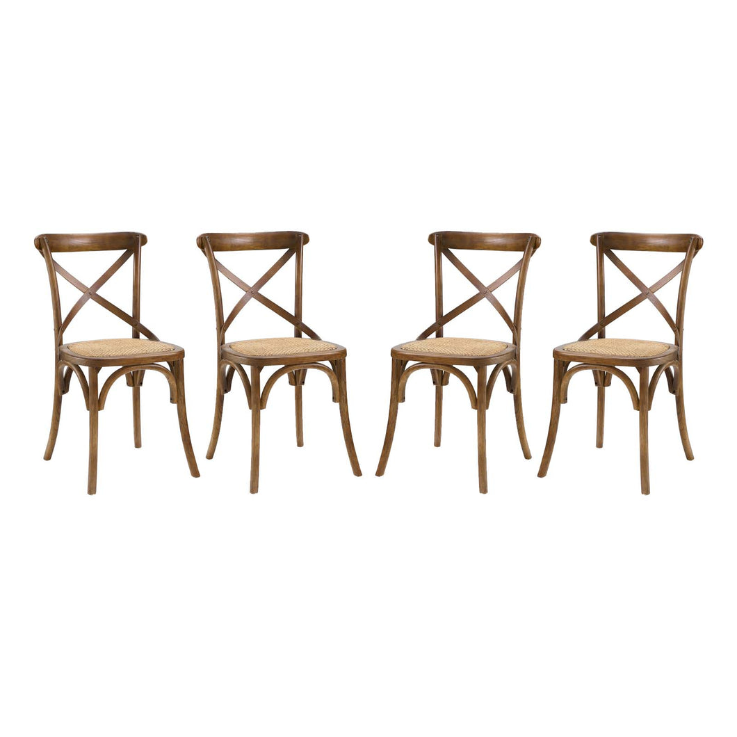 Gear Dining Side Chair Set of 4 by Modway