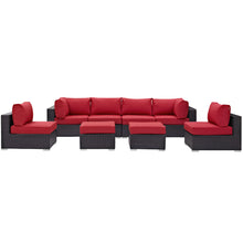 Load image into Gallery viewer, Convene 8 Piece Outdoor Patio Sectional Set by Modway
