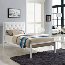 Load image into Gallery viewer, Mia Vinyl Twin Bed by Modway
