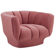 Load image into Gallery viewer, Entertain Vertical Channel Tufted Performance Velvet Armchair Set of 2 by Modway
