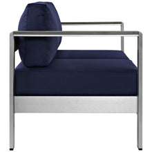 Load image into Gallery viewer, Shore Outdoor Patio Aluminum Loveseat by Modway
