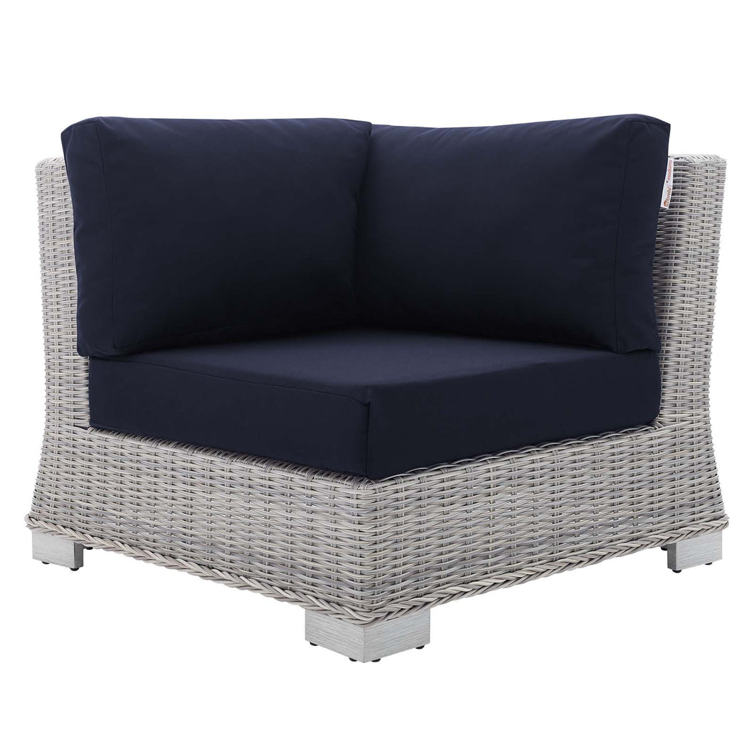 Conway Sunbrella¨ Outdoor Patio Wicker Rattan Corner Chair by Modway