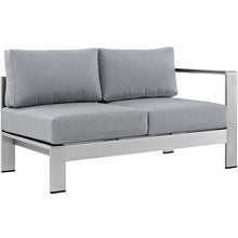 Load image into Gallery viewer, Shore 7 Piece Outdoor Patio Aluminum Sectional Sofa Set by Modway
