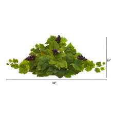 Load image into Gallery viewer, 31&quot; Grape Leaf Artificial Ledge Plant
