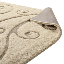 Load image into Gallery viewer, Jubilant Sprout Scrolling Vine Shag 8x10 Area Rug by Modway
