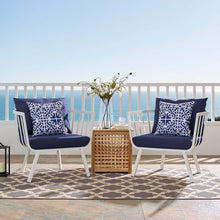 Load image into Gallery viewer, Riverside Outdoor Patio Aluminum Armchair Set of 2 by Modway
