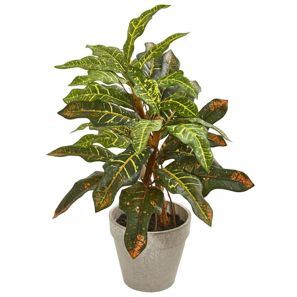 2' Croton Artificial Plant