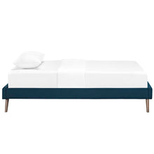 Load image into Gallery viewer, Loryn Fabric Twin Bed Frame with Round Splayed Legs by Modway
