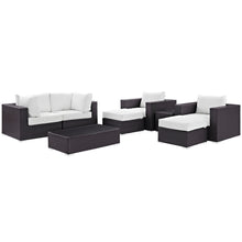 Load image into Gallery viewer, Convene 8 Piece Outdoor Patio Sectional Set by Modway
