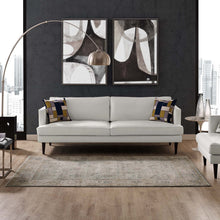 Load image into Gallery viewer, Hisa Distressed Vintage Floral Lattice 5x8 Area Rug by Modway
