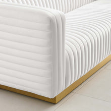 Load image into Gallery viewer, Charisma Channel Tufted Performance Velvet Living Room Sofa by Modway
