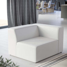 Load image into Gallery viewer, Mingle Vegan Leather Right-Arm Chair by Modway
