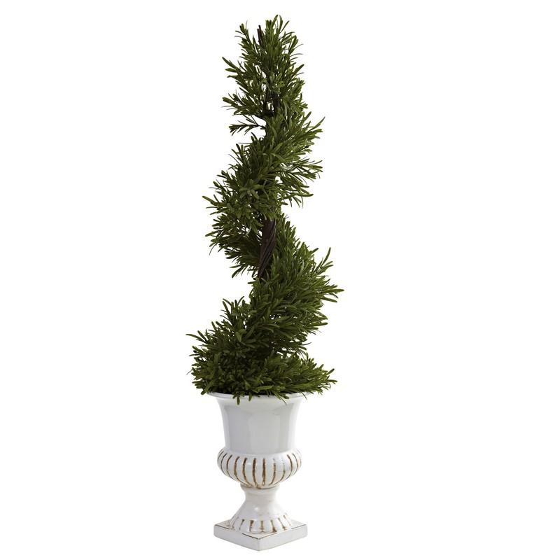 3' Rosemary Spiral w/Urn (Indoor/Outdoor)