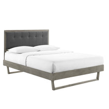 Load image into Gallery viewer, Willow Wood King Platform Bed With Angular Frame by Modway
