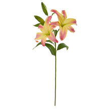 Load image into Gallery viewer, 31&quot; Rubrum Lily Artificial Flower (Set of 3)
