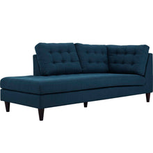Load image into Gallery viewer, Empress 2 Piece Upholstered Fabric Left Facing Bumper Sectional by Modway
