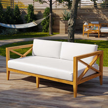 Load image into Gallery viewer, Northlake Outdoor Patio Premium Grade A Teak Wood Sofa by Modway

