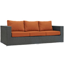 Load image into Gallery viewer, Sojourn 3 Piece Outdoor Patio Sunbrella¨ Sectional Set by Modway
