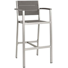 Load image into Gallery viewer, Shore 3 Piece Outdoor Patio Aluminum Pub Set by Modway
