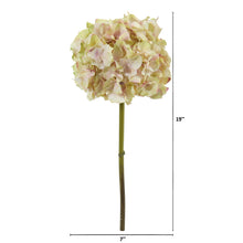 Load image into Gallery viewer, 19&quot; Hydrangea Artificial Flower (Set of 6)
