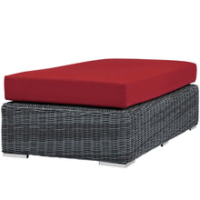 Load image into Gallery viewer, Summon Outdoor Patio Sunbrella¨ Rectangle Ottoman by Modway
