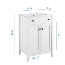 Load image into Gallery viewer, Nantucket 24&quot; Bathroom Vanity by Modway
