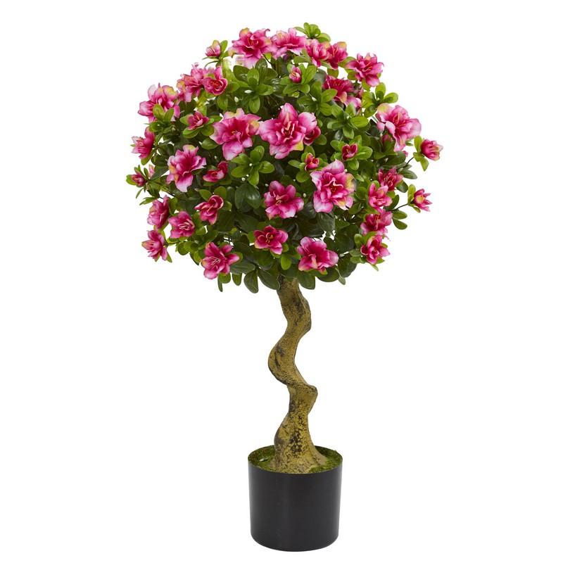 3' Azalea Artificial Topiary Tree